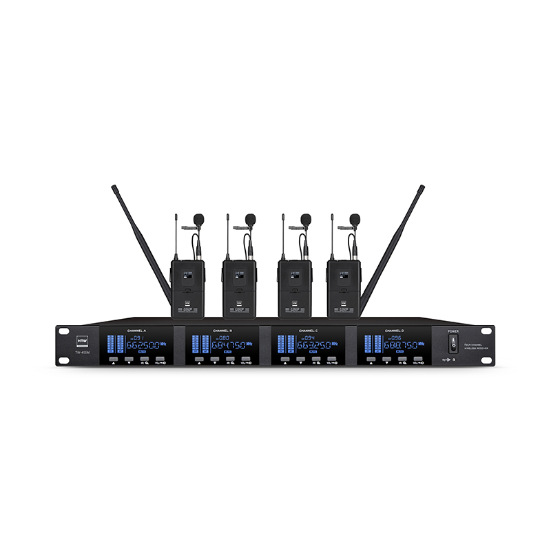 TW-400M 一拖四无线领夹话筒